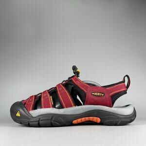 Keen Newport H2 Women’s Size 8 Red Hiking Waterproof Slingback Sandal Casual GUC